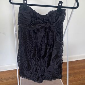 Rubber Ducky Princess Cut Black Bubble Dress Size Small